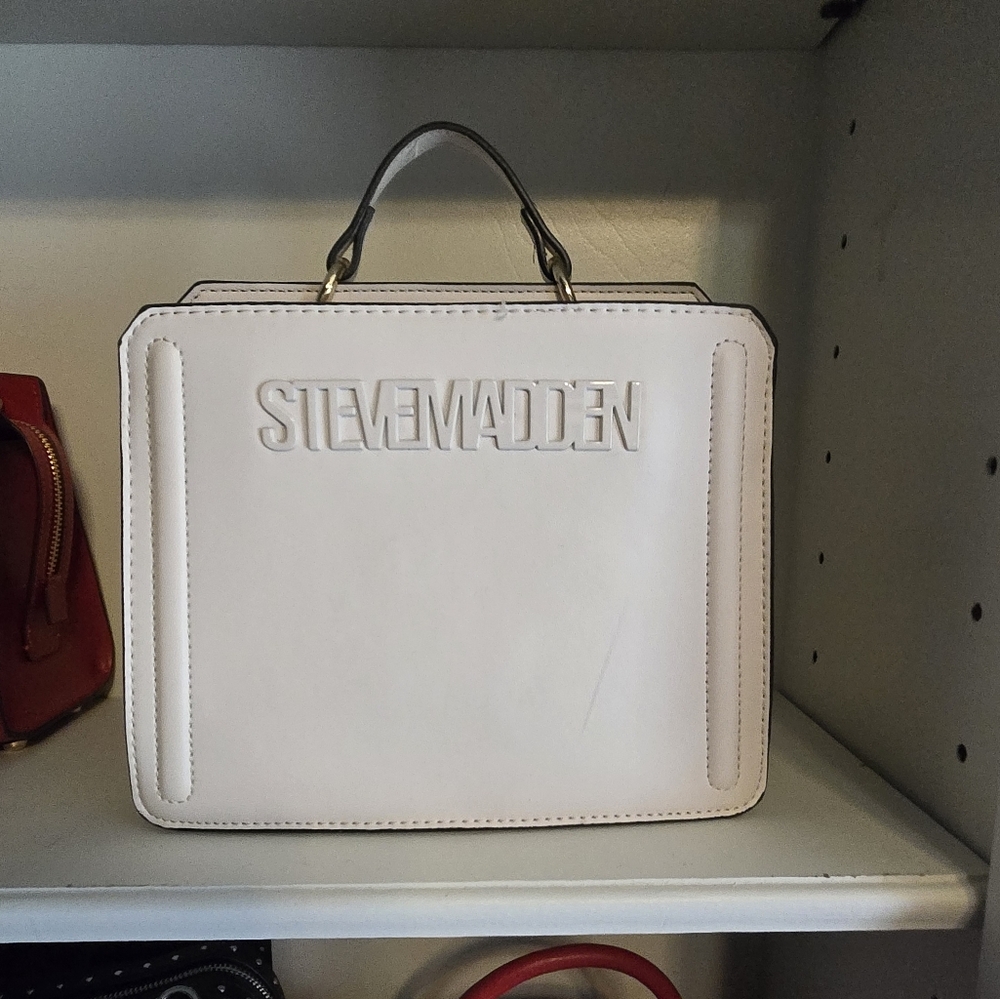 Steve Madden White Handbag